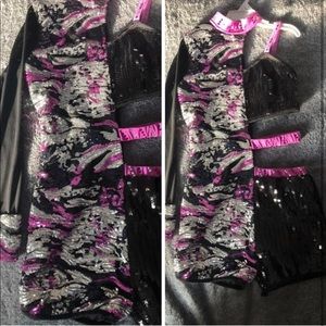sparkly two sided jazz costume
